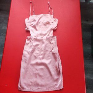 Prettylittlething pink dress women's size 0